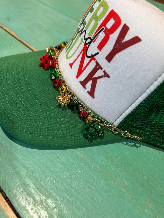 Christmas Bow Trucker Chain