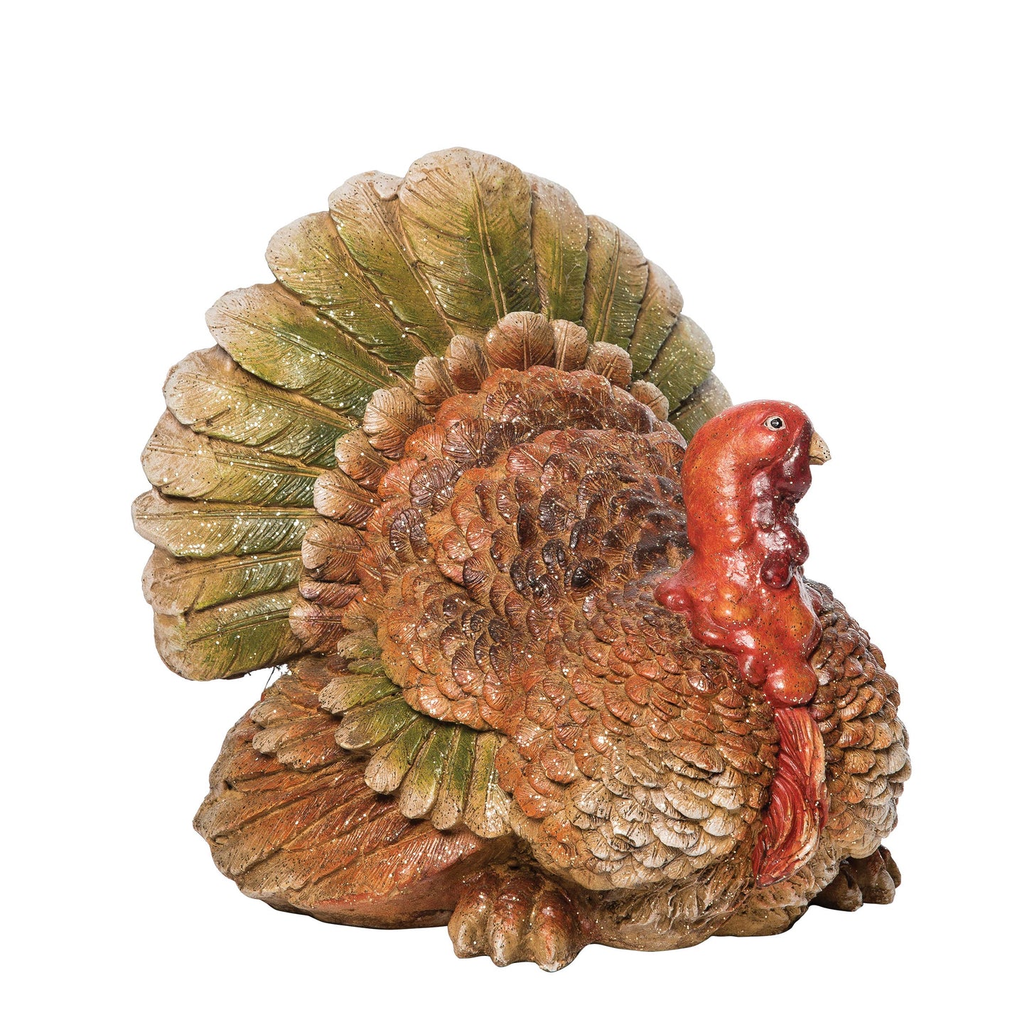 Fall/Harvest 10" Turkey Thanksgiving Decorative Figurine