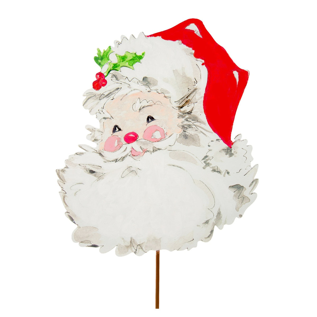 Red Santa Stake