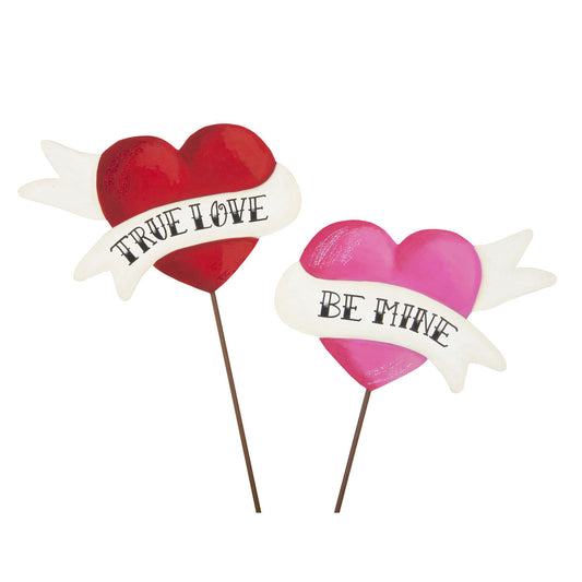 The Round Top Collection - Banner Hearts (Set of 2)