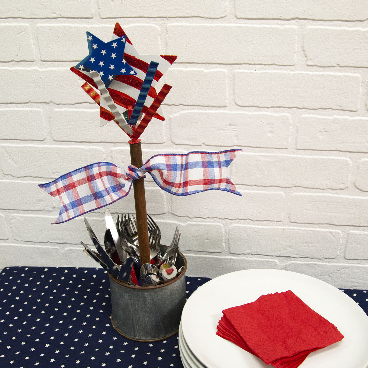 The Round Topp Collection- Double Star Flag Finial