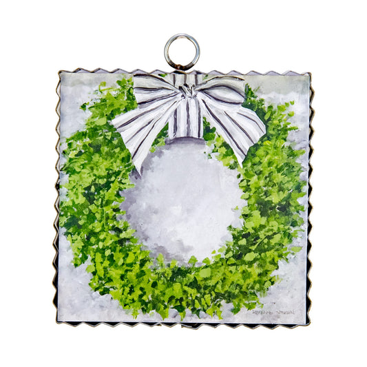 The Round Top Collection - Mini Boxwood Wreath Print