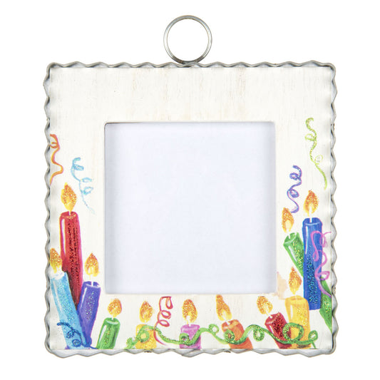 The Round Top Collection - Mini Birthday Candle Photo Frame Print