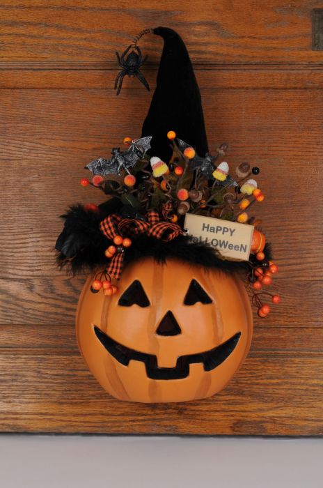 Karen Didion - Lighted " Happy Halloween" Door Decor