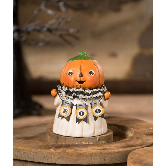 Bethany Lowe - Pumpkin Head Ghostie BOO