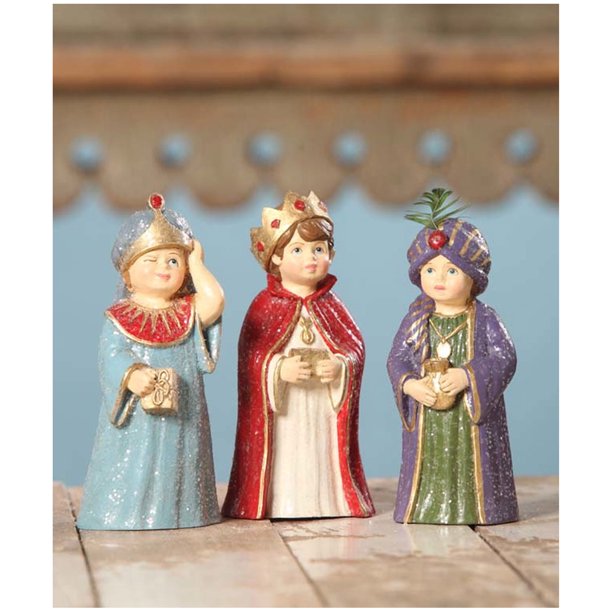 Bethany Lowe -  Three Wise Men Set of 3