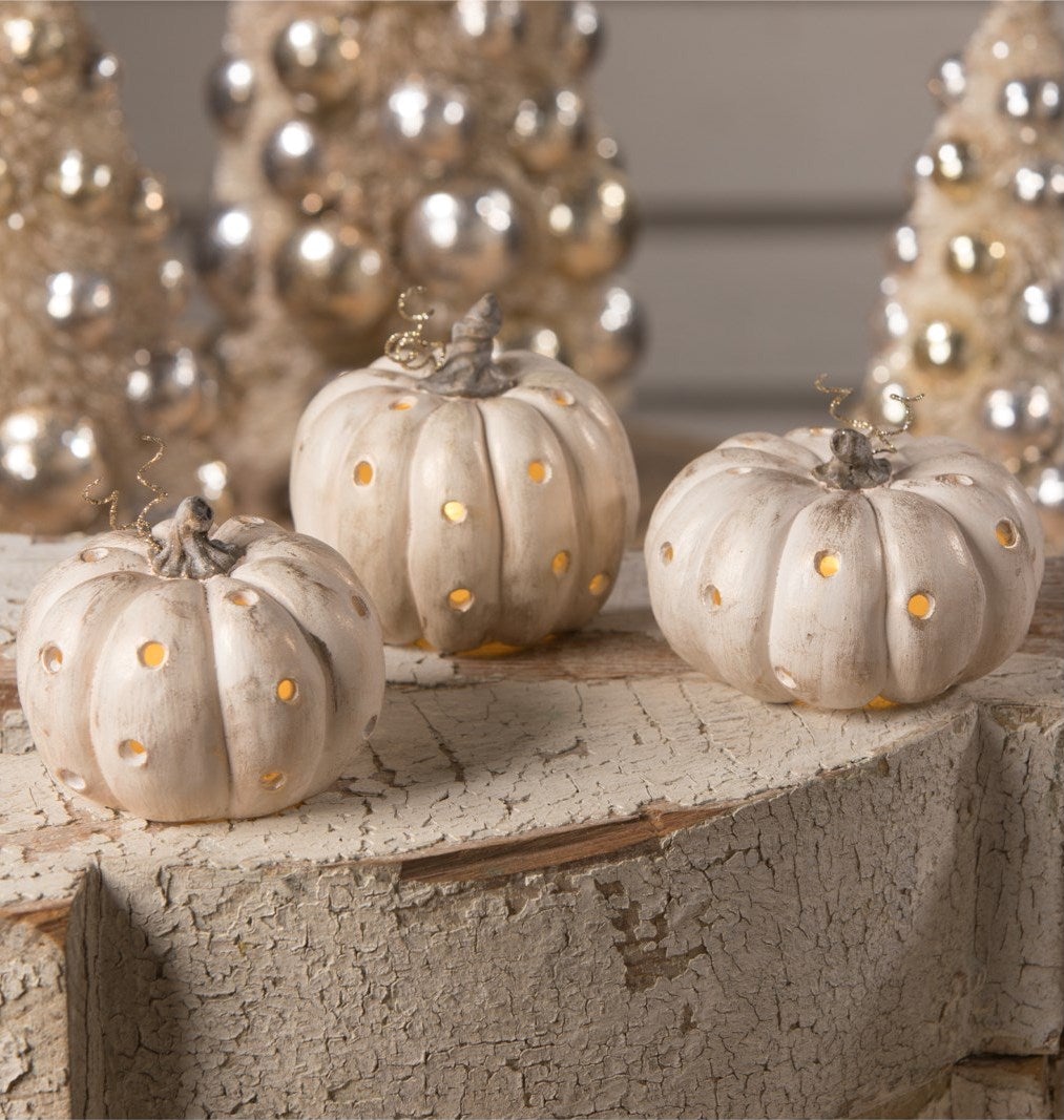 Bethany Lowe - Romantic Pumpkin Luminary