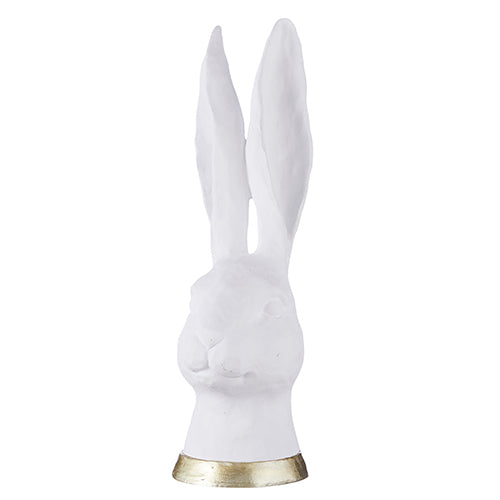 RAZ - 13.5" GOLD TRIM RABBIT BUST