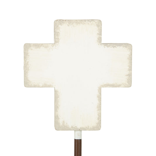 The Round Top Collection - White Cross Finial