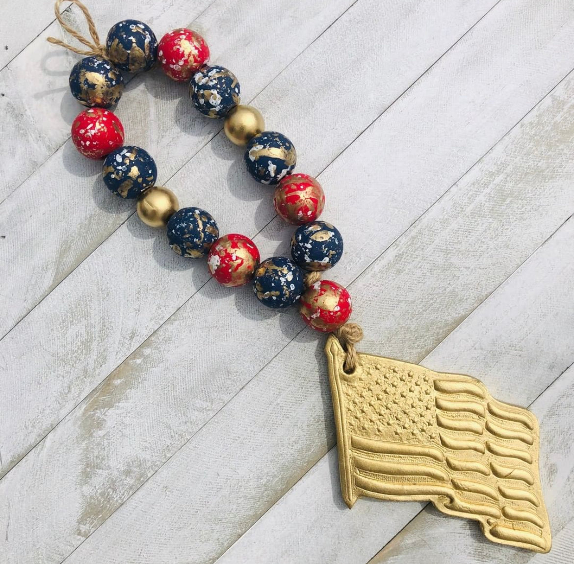 Blessing Beads - America Flag