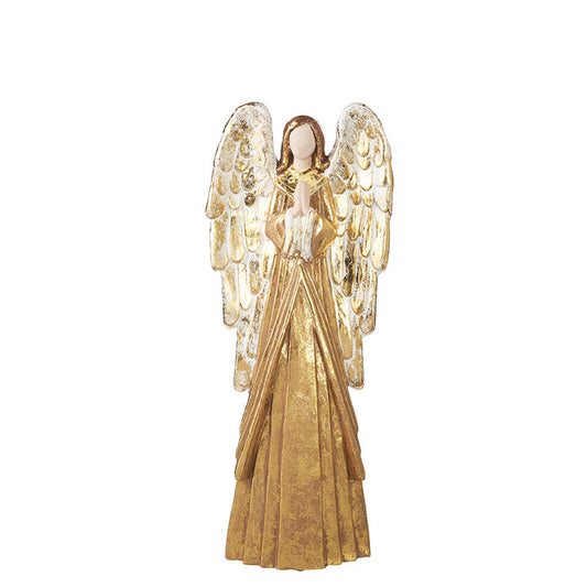 RAZ - 21.75" PRAYING GILDED ANGEL