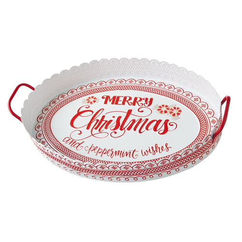 RAZ - 20" PEPPERMINT WISHES DECOR