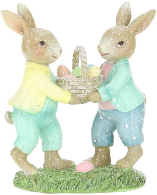 MARK ROBERTS - BUNNIES WITH BASKET 3.5''