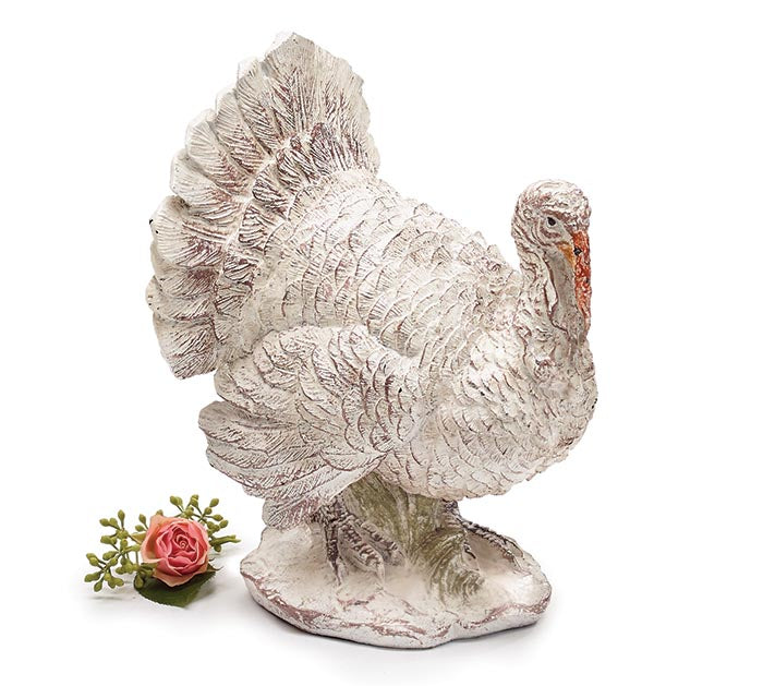 WHITE DISTRESSED TURKEY SMALL