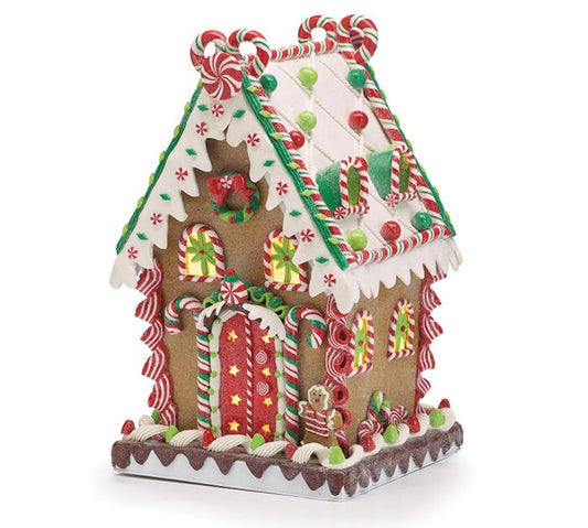 Burton & Burton - LIGHTED GINGERBREAD HOUSE