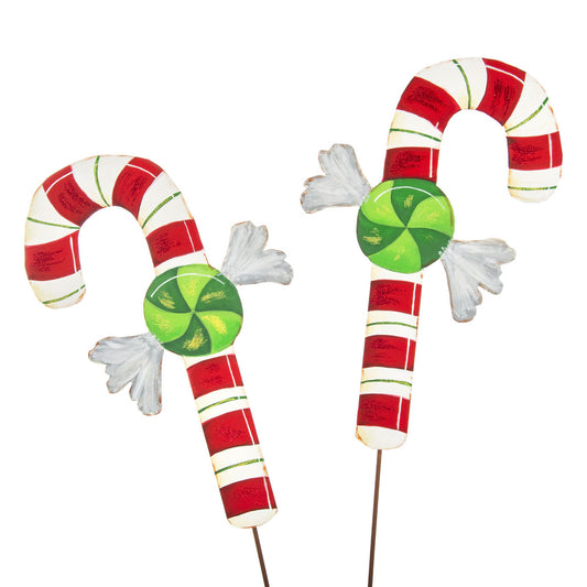 The Round Top Collection - Candy Candy Canes Set of 2