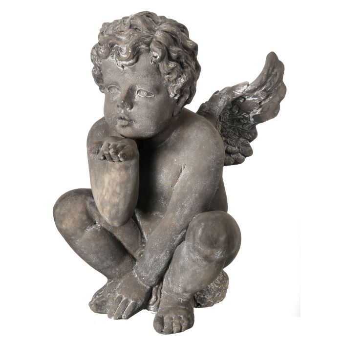 CONCRETE CHERUB BLOWING KISS 21