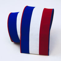 Farrisilk - PATRIOTIC STRIPES Ribbon 4"x10YD