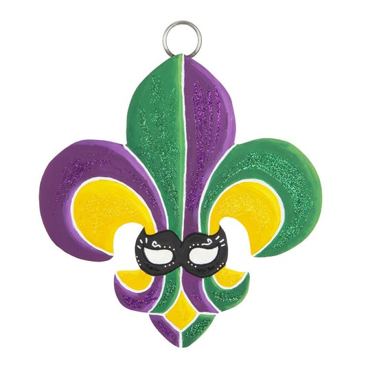 The Round Top Collection - Mini Mardi Gras Fleur De Lis Charm