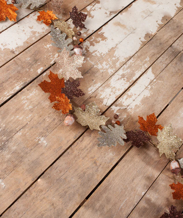 Bethany Lowe - Elegant Fall Leaf Garland