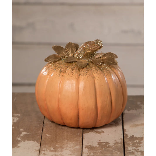 Bethany Lowe - Elegant Orange Pumpkin